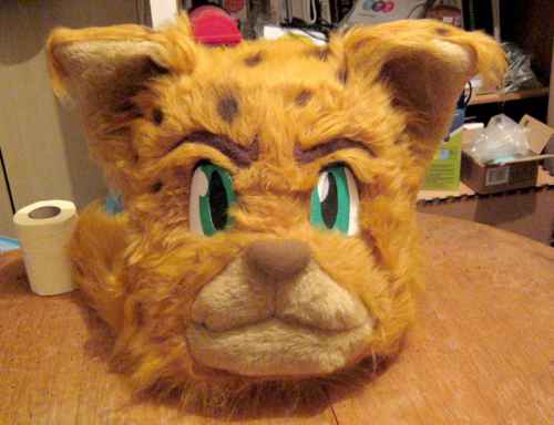 Tom the Cat, Furry Fursuit Foam Full Head Base for Fursuiting, For