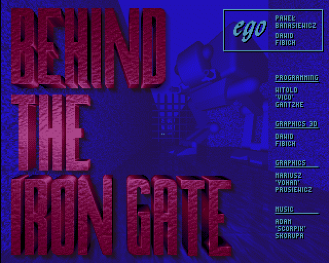 Behind the Iron Gate title screen