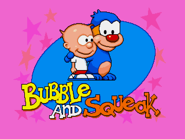 Bubble and Squeak Amiga Title Screen