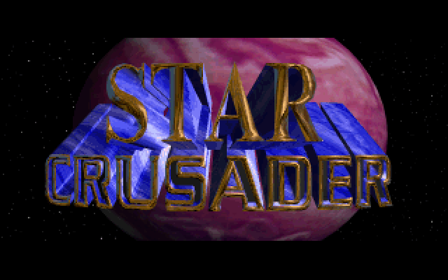 Star Crusader DOS title screen