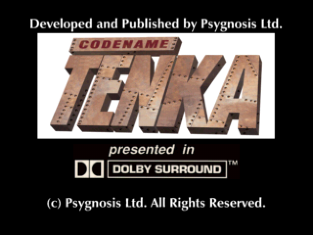 Codename Tenka title screen