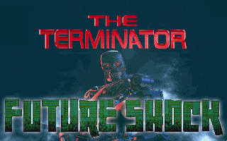 The Terminator Future Shock PC MS DOS Title Screen
