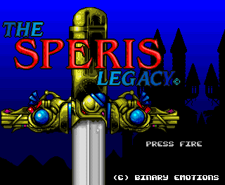 The Speris Legacy (Demo) Title Screen ECS September 1995