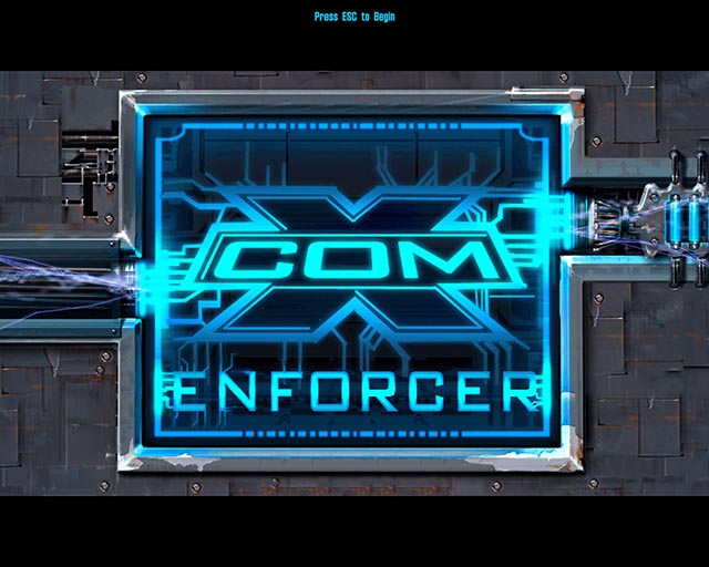 X-Com Enforcer Title Screen